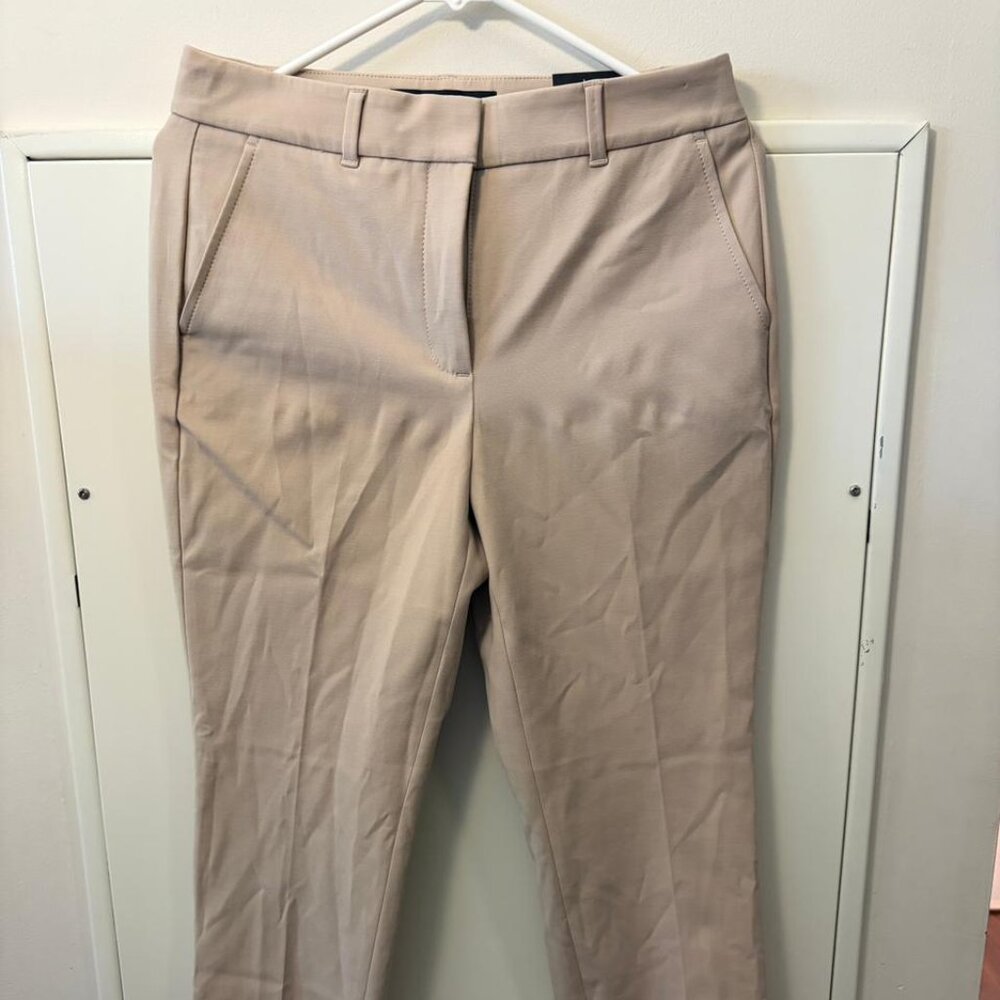 White House Black Market Slim Ankle Pants 4S — Beige, NWT